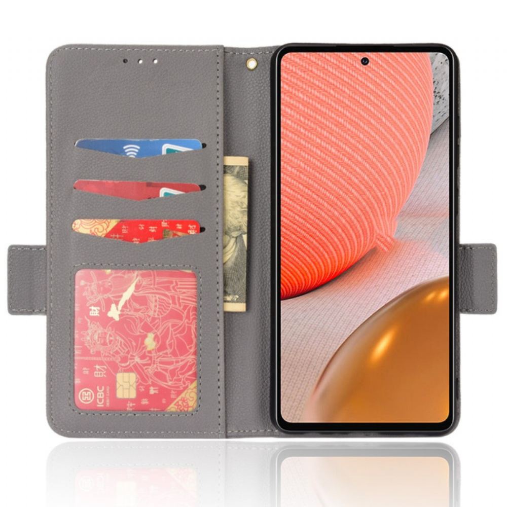 Flipové Pouzdro Na Samsung Galaxy A53 5G Tradiční Umělá Kůže Litchi