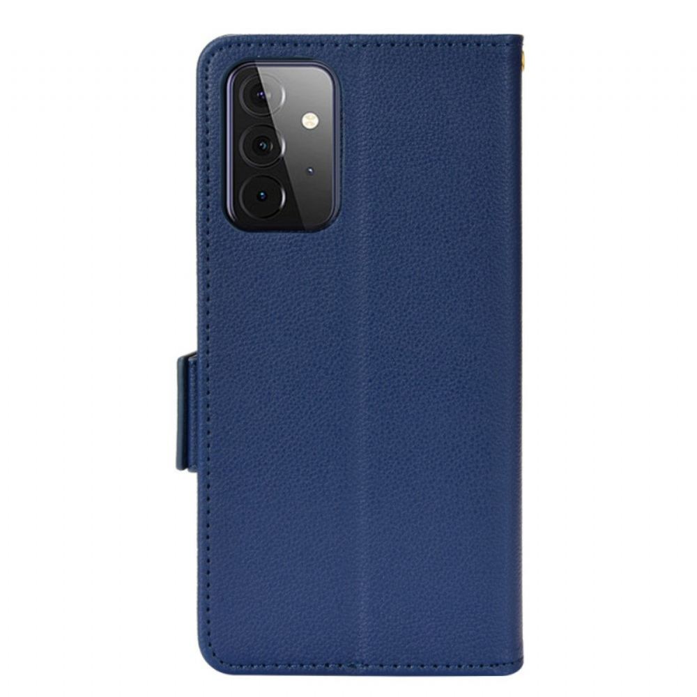 Kožené Pouzdro Na Samsung Galaxy A53 5G Flipové Pouzdro Klapka Dvojité Nové Barvy