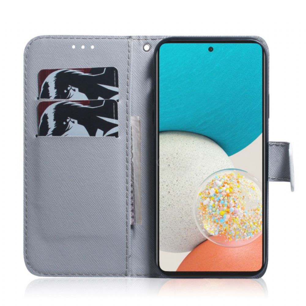 Kožené Pouzdro Na Samsung Galaxy A53 5G Mops Pes