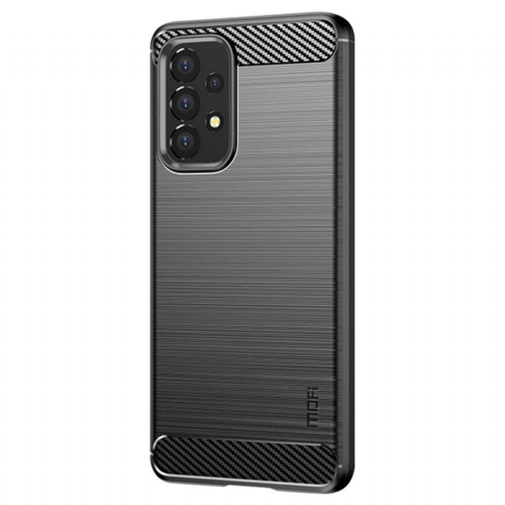 Kryty Na Mobil Na Samsung Galaxy A53 5G Mofi Kartáčované Uhlíkové Vlákno