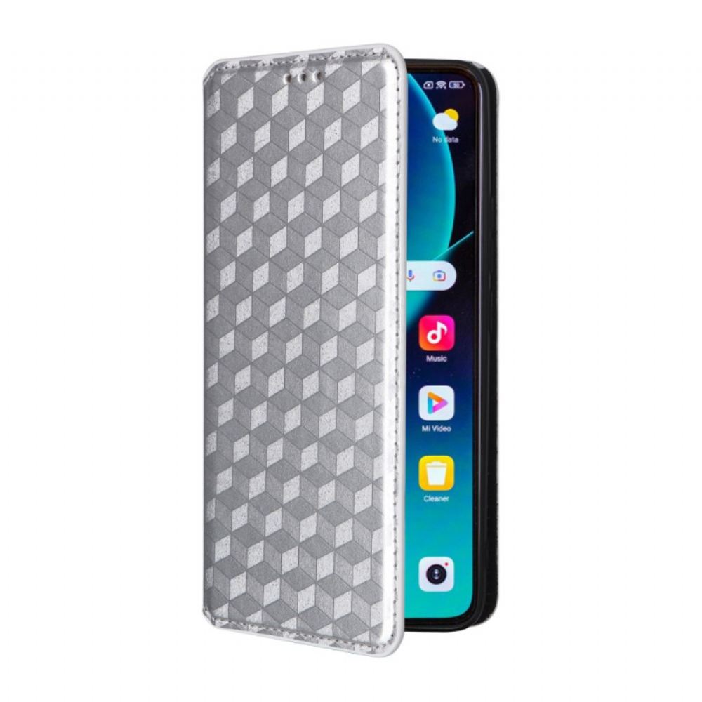 Kožené Pouzdro Folio Xiaomi 14t Pro 3d Kostky