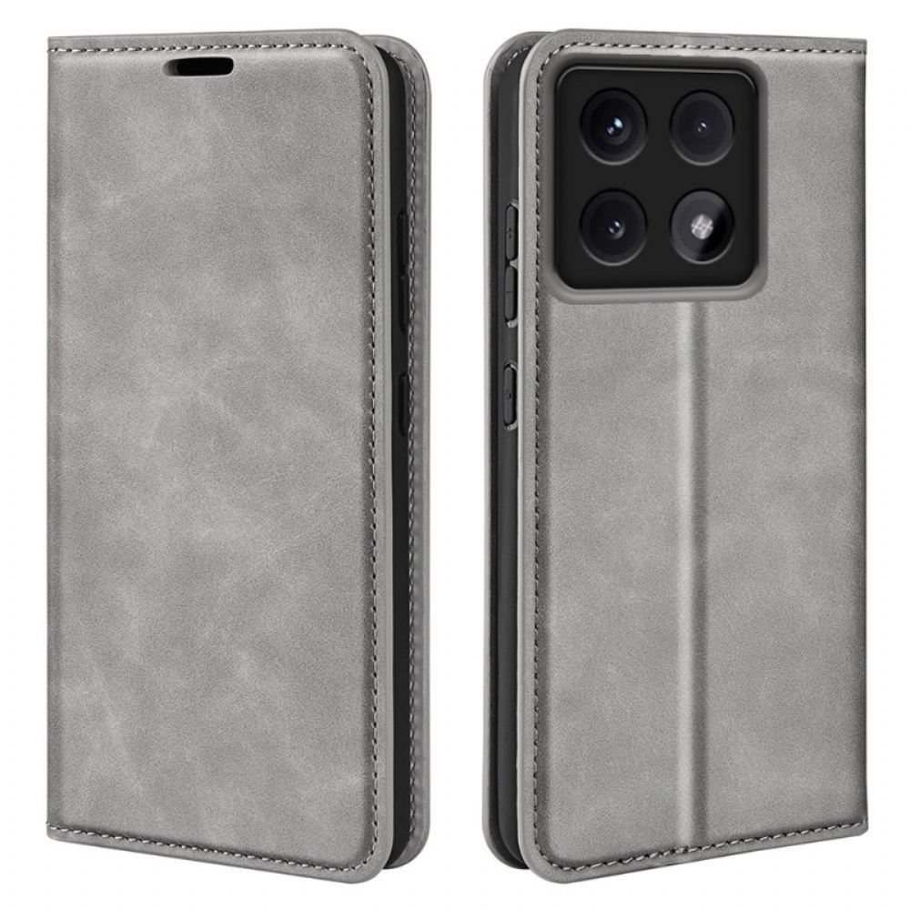 Kožené Pouzdro Folio Xiaomi 14t Pro Klasika