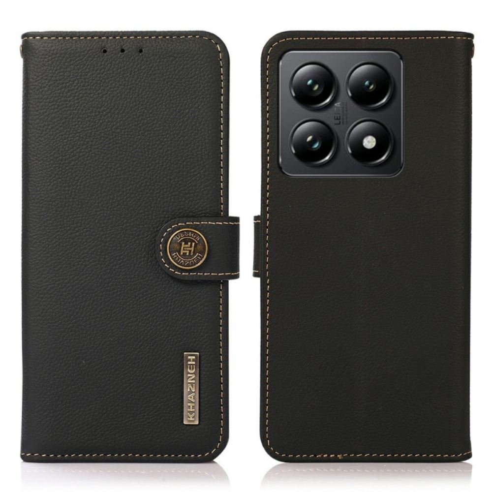 Kožený Kryt Na Xiaomi 14t Pro Chazneh