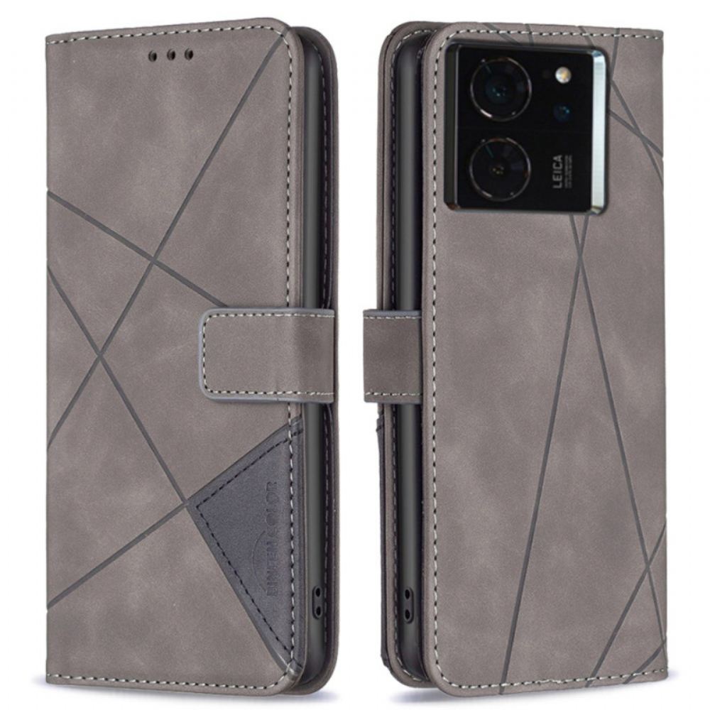 Kožený Kryt Na Xiaomi 14t Pro Geometrie Binfen Barva