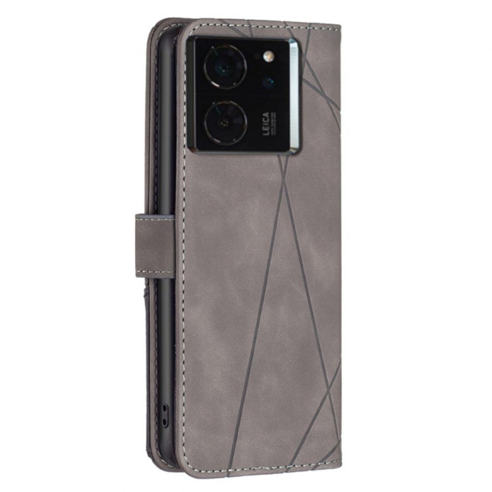 Kožený Kryt Na Xiaomi 14t Pro Geometrie Binfen Barva