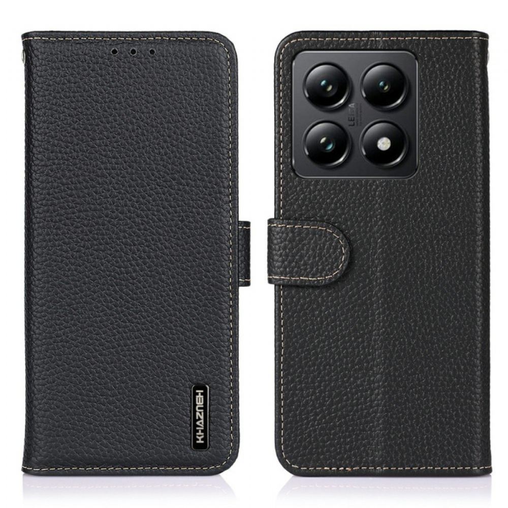 Kožený Kryt Na Xiaomi 14t Pro Khazneh Kůže