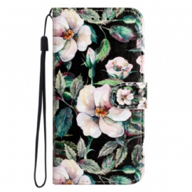 Kožený Kryt Na Xiaomi 14t Pro Vzor Magnólie