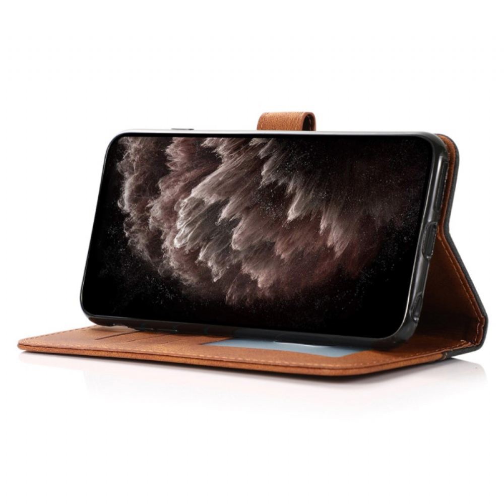 Kožený Kryt Xiaomi 14t Pro Dvoubarevné