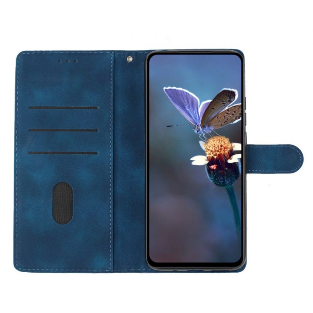 Kožený Kryt Xiaomi 14t Pro Květinový Vzor S Páskem