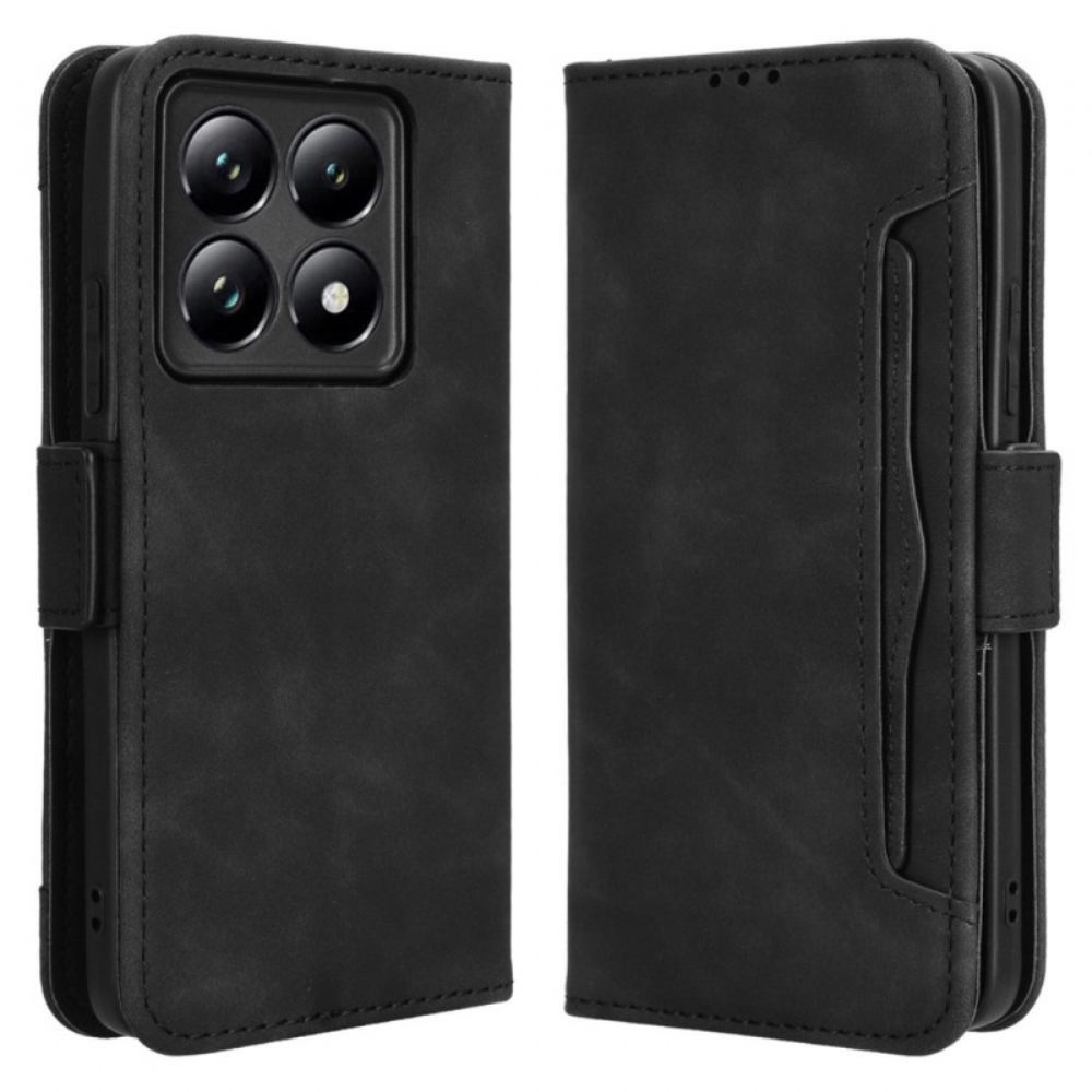 Kožený Kryt Xiaomi 14t Pro Multi-card