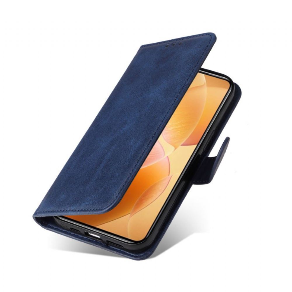 Kožený Kryt Xiaomi 14t Pro Obyčejná Umělá Kůže