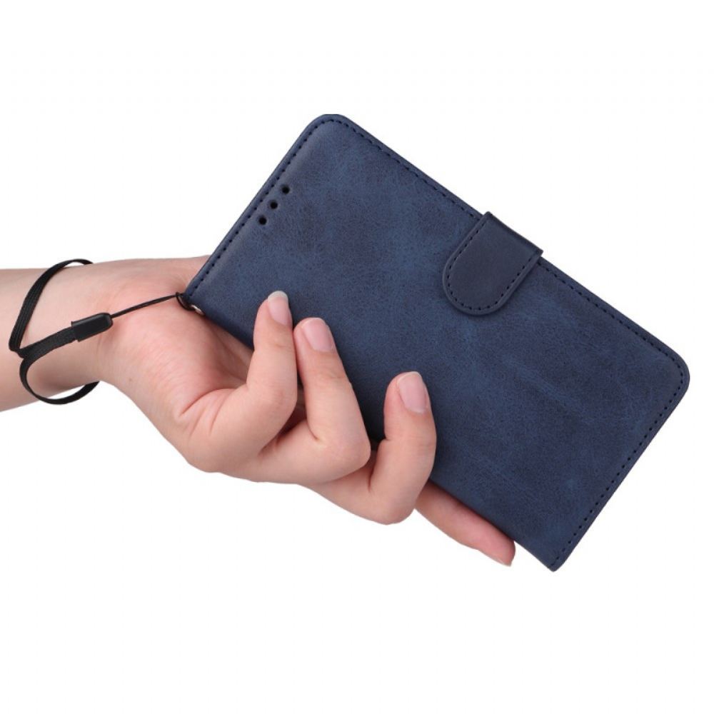 Kožený Kryt Xiaomi 14t Pro Obyčejná Umělá Kůže