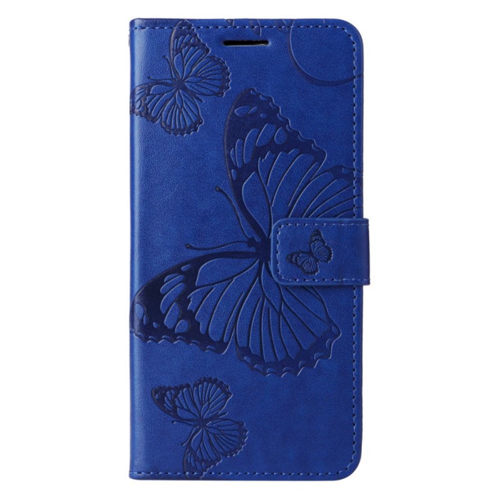 Kožený Kryt Xiaomi 14t Pro Obří Motýli