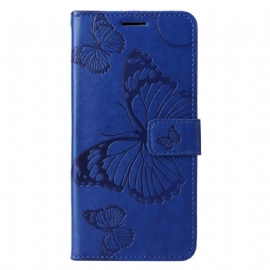 Kožený Kryt Xiaomi 14t Pro Obří Motýli