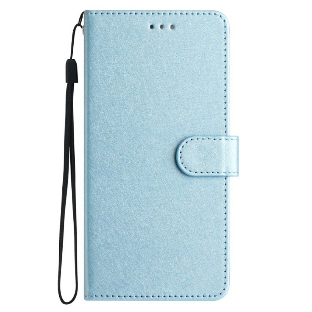 Kožený Kryt Xiaomi 14t Pro Pásková Hedvábná Textura