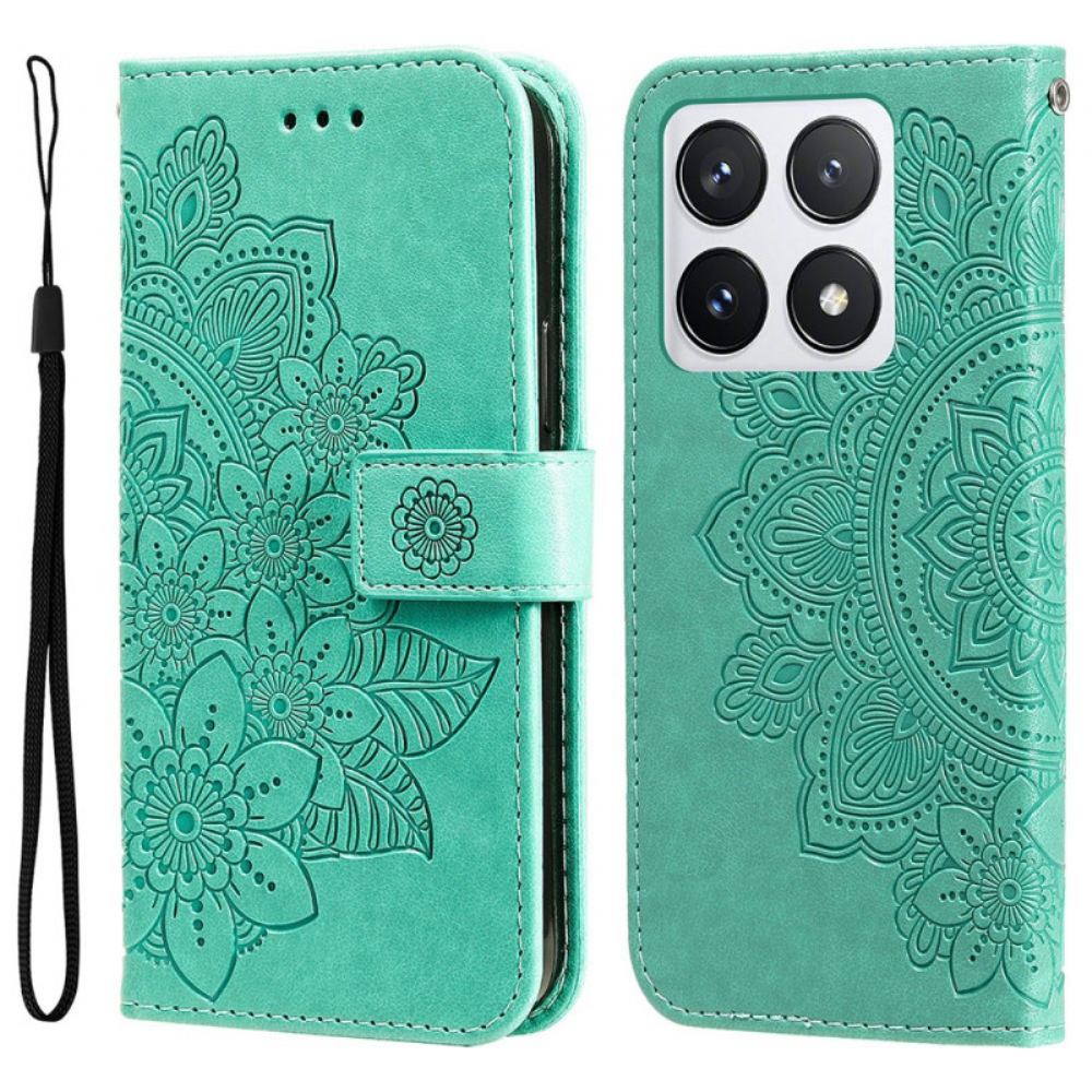 Peněženková Pouzdra Xiaomi 14t Pro Otisk Mandaly