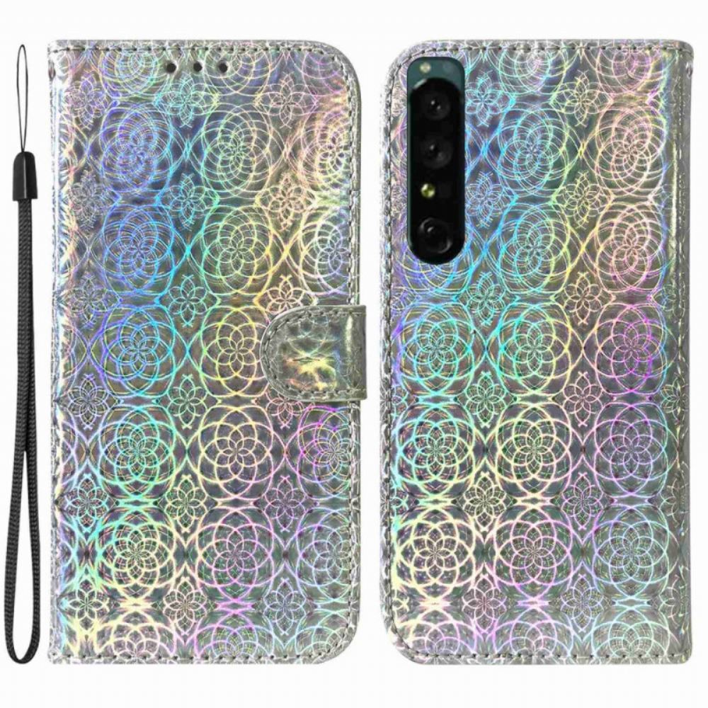 Flipové Pouzdro Na Sony Xperia 1 IV Na Lana Popruh