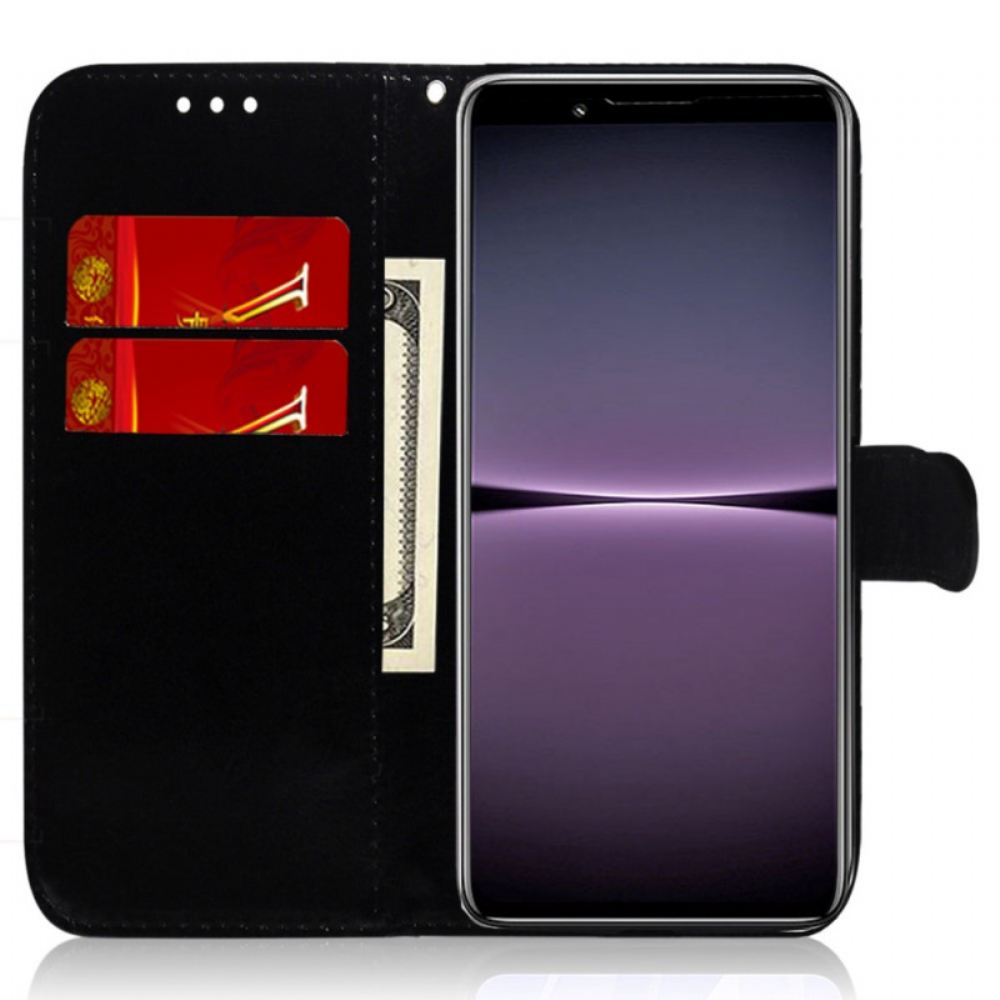 Flipové Pouzdro Na Sony Xperia 1 IV Na Lana Popruh