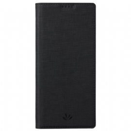 Flipové Pouzdro Na Sony Xperia 1 IV Textura Látky Vili