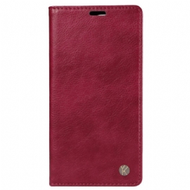 Kožené Pouzdro Folio Realme C61 Vintage Yikatu