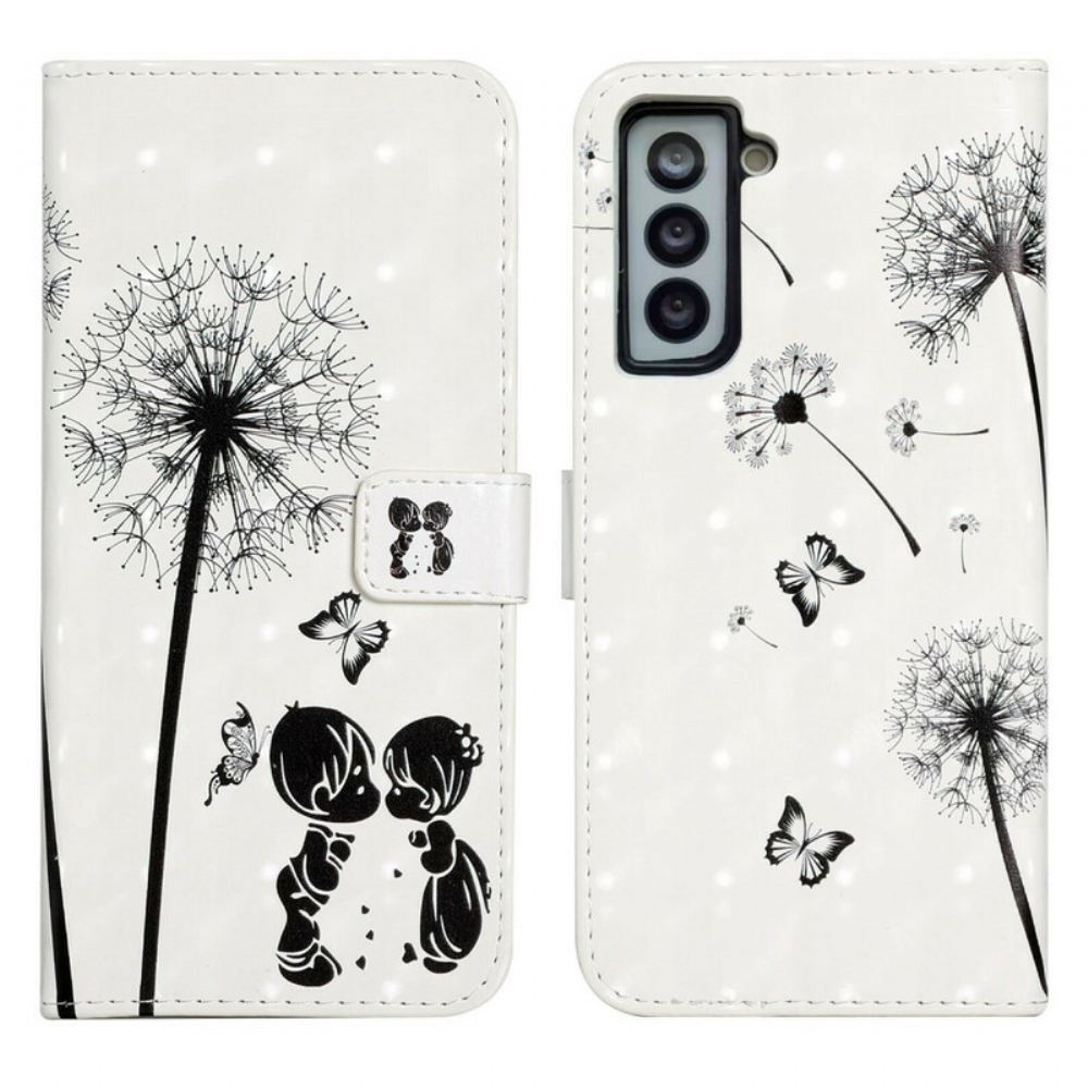 Flipové Pouzdro Na Samsung Galaxy S21 FE Baby Love Pampeliška