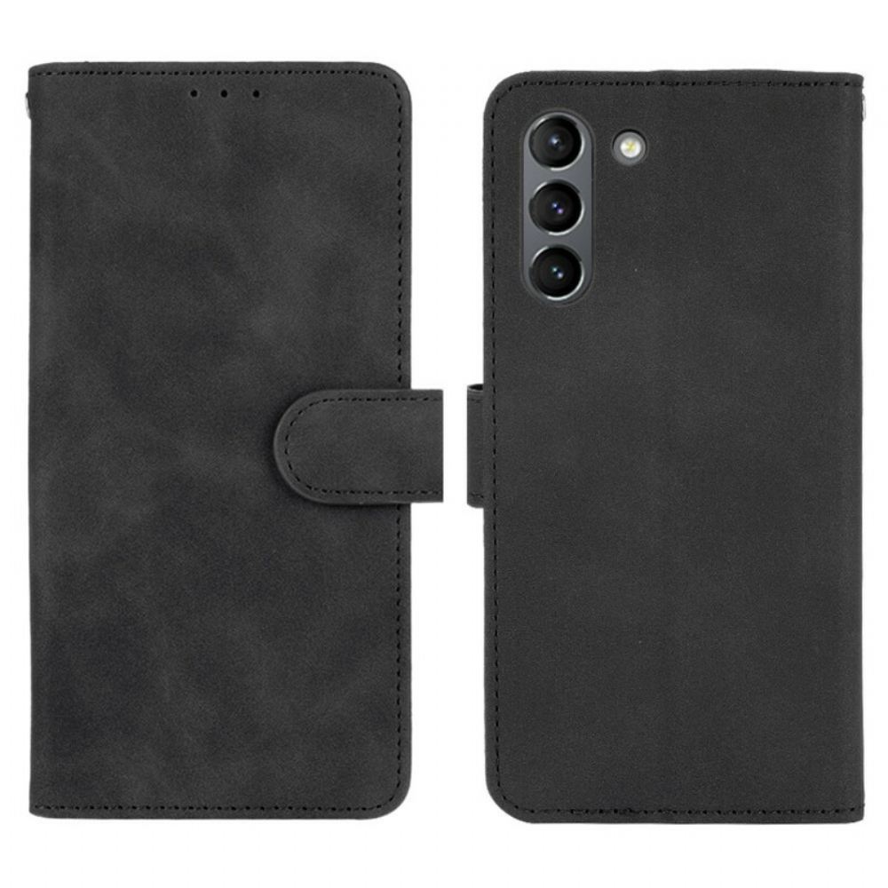 Flipové Pouzdro Na Samsung Galaxy S21 FE Dotek Pokožky