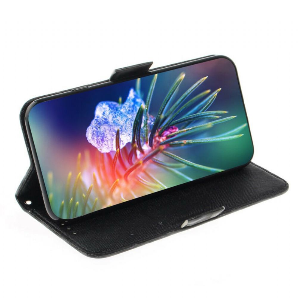 Flipové Pouzdro Na Samsung Galaxy S21 FE Na Lana Safari Zvířátka S Tangy