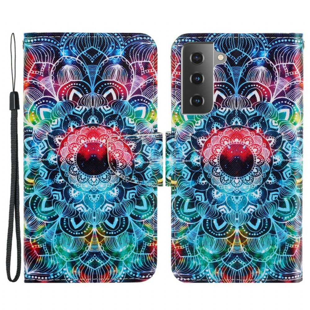 Flipové Pouzdro Na Samsung Galaxy S21 FE Mandala Na Obloze