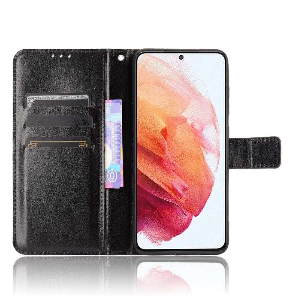 Flipové Pouzdro Na Samsung Galaxy S21 FE Okázalá Umělá Kůže