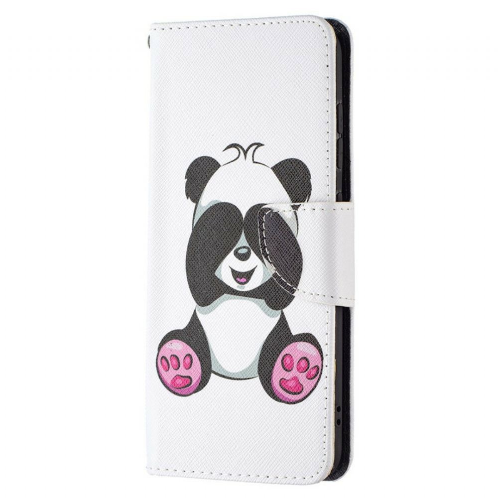 Flipové Pouzdro Na Samsung Galaxy S21 FE Panda Zábava