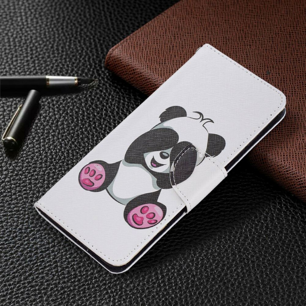 Flipové Pouzdro Na Samsung Galaxy S21 FE Panda Zábava