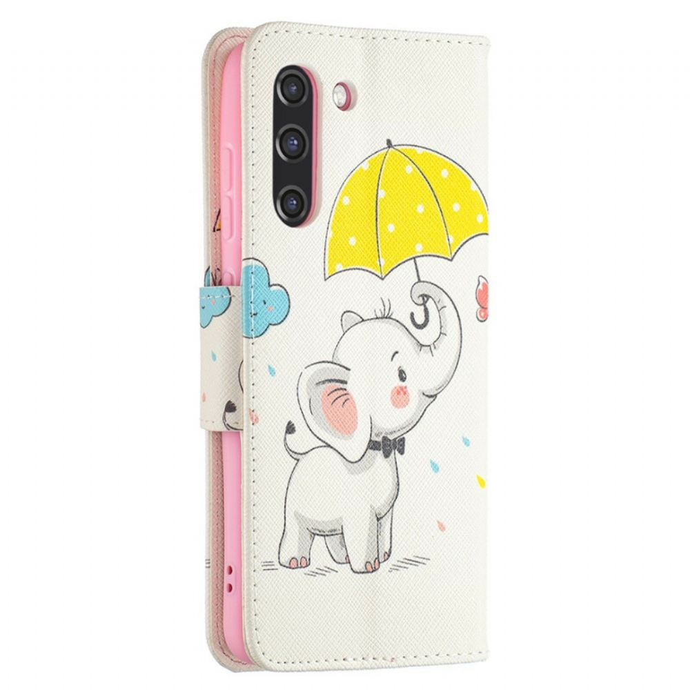 Flipové Pouzdro Na Samsung Galaxy S21 FE Slůně