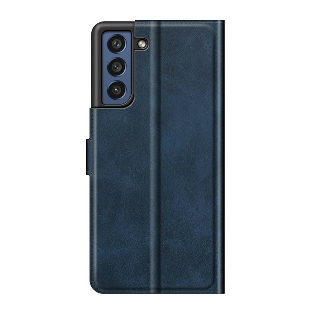 Flipové Pouzdro Na Samsung Galaxy S21 FE Tenká Umělá Kůže
