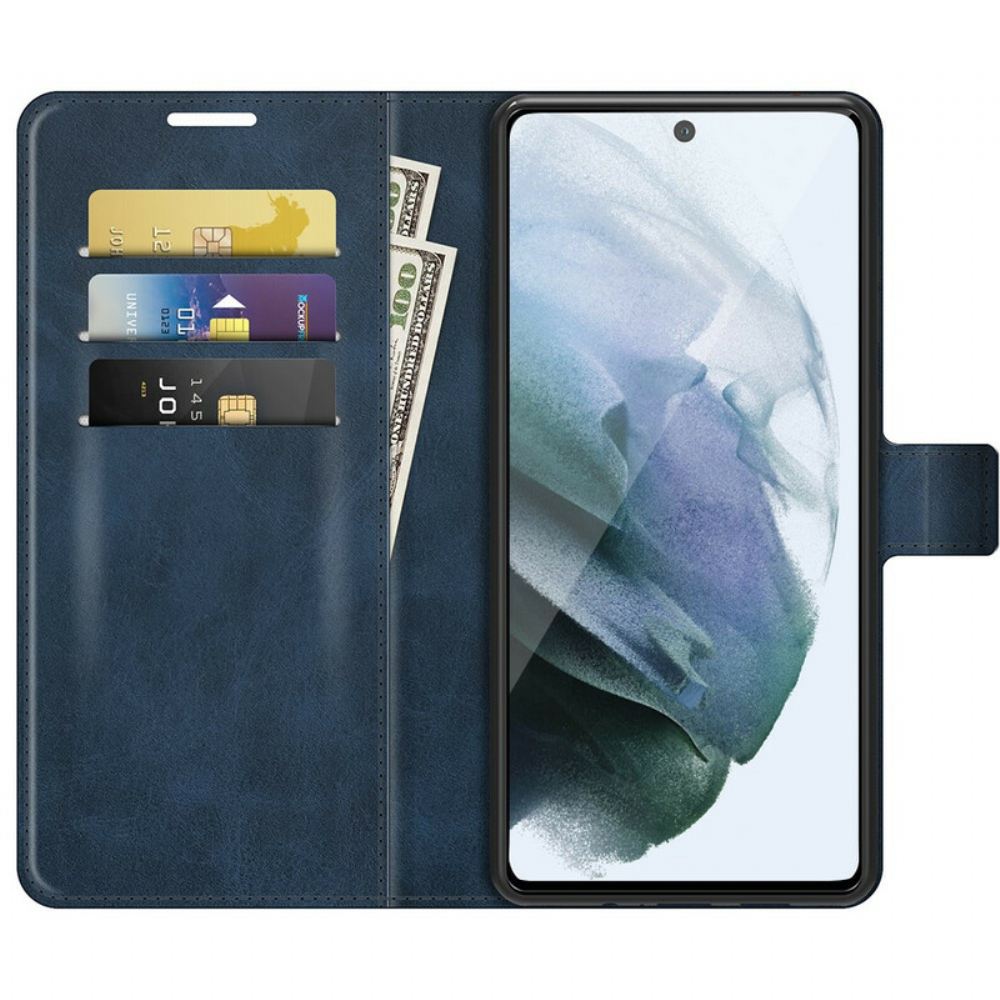 Flipové Pouzdro Na Samsung Galaxy S21 FE Tenká Umělá Kůže