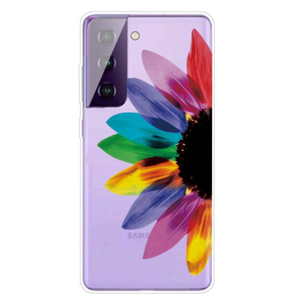 Kryt Na Samsung Galaxy S21 FE Barevný Květ