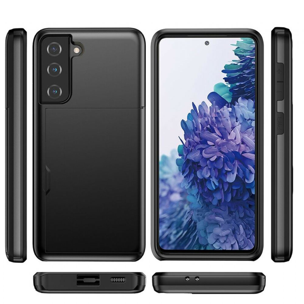 Kryt Na Samsung Galaxy S21 FE Držák Karty Na Zip