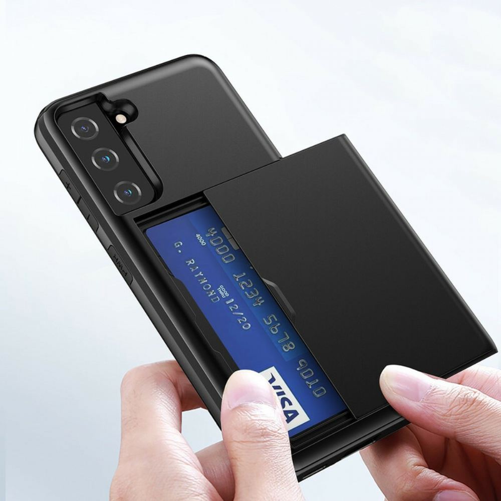 Kryt Na Samsung Galaxy S21 FE Držák Karty Na Zip