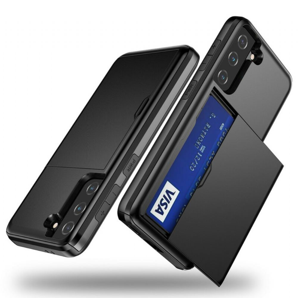 Kryt Na Samsung Galaxy S21 FE Držák Karty Na Zip