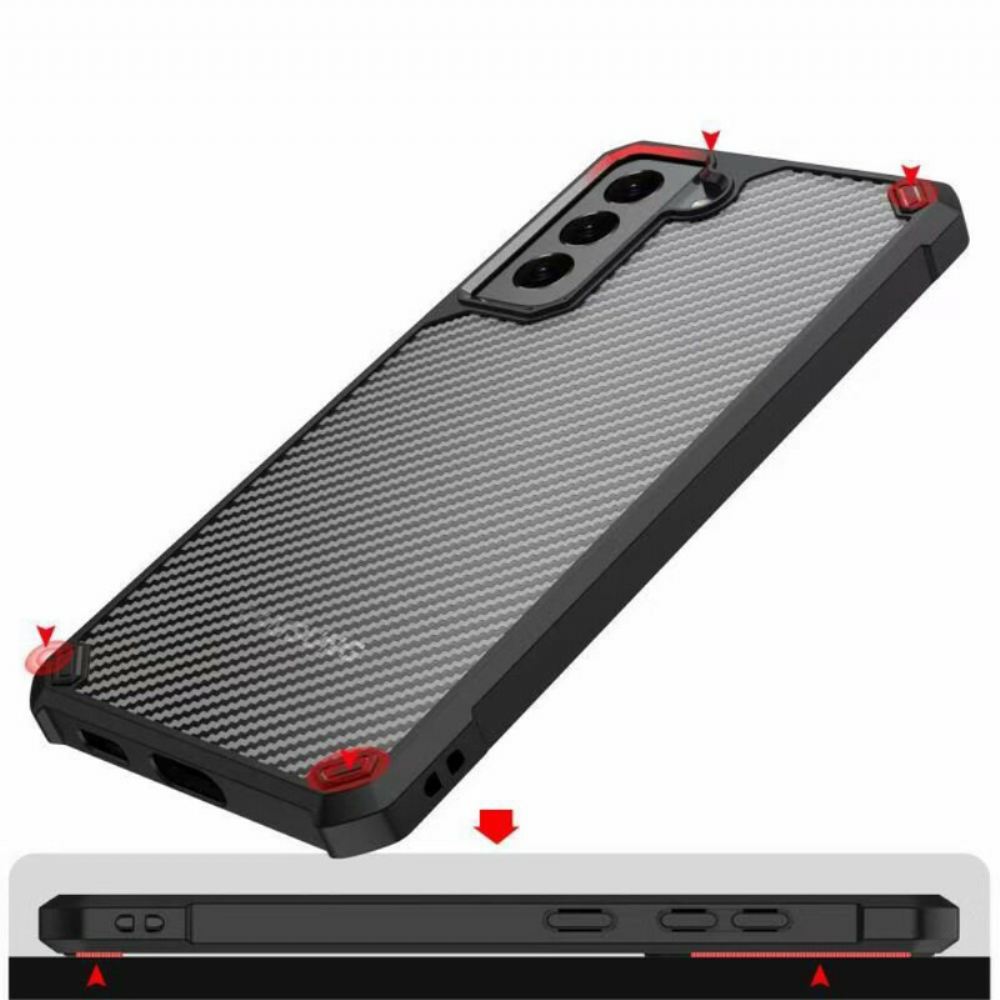 Kryt Na Samsung Galaxy S21 FE Hybridní Silikonové Hrany