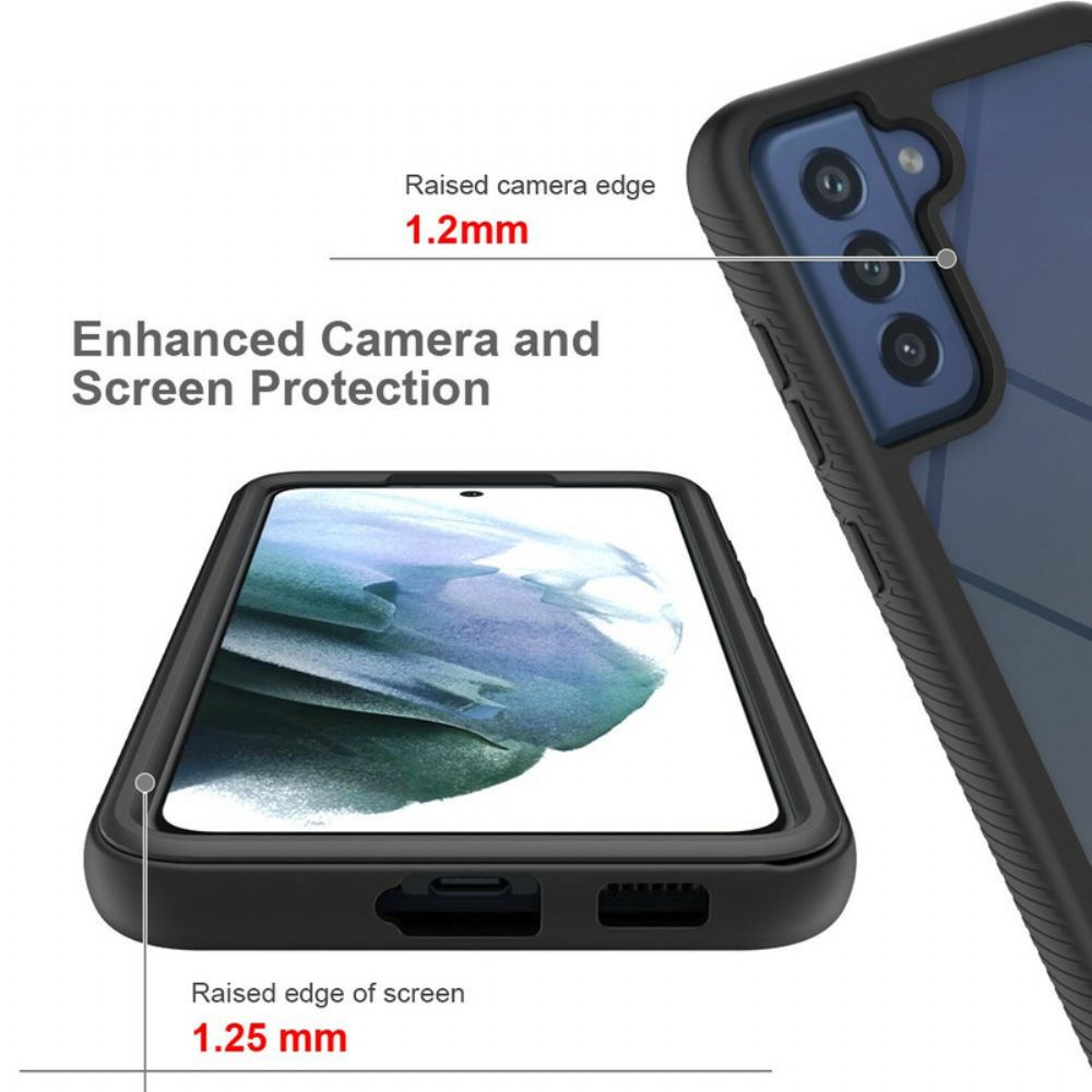 Kryt Na Samsung Galaxy S21 FE Hybridní Silikonový Design Hran