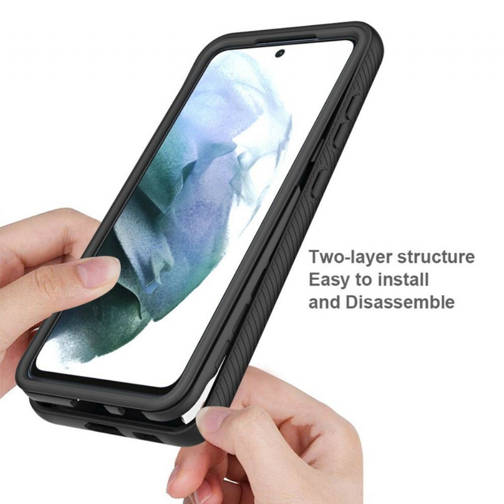 Kryt Na Samsung Galaxy S21 FE Hybridní Silikonový Design Hran
