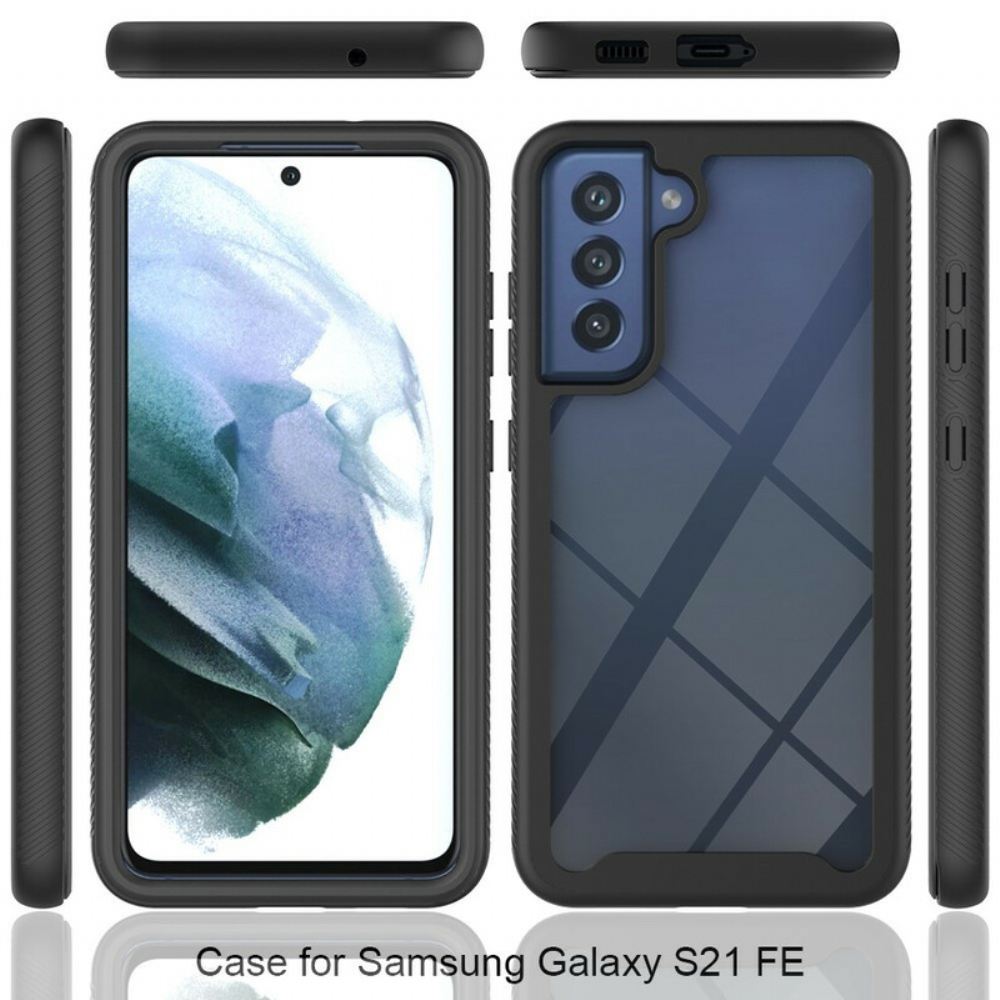 Kryt Na Samsung Galaxy S21 FE Hybridní Silikonový Design Hran