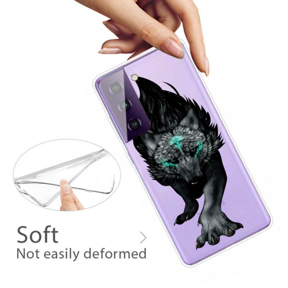 Kryt Na Samsung Galaxy S21 FE Královský Vlk