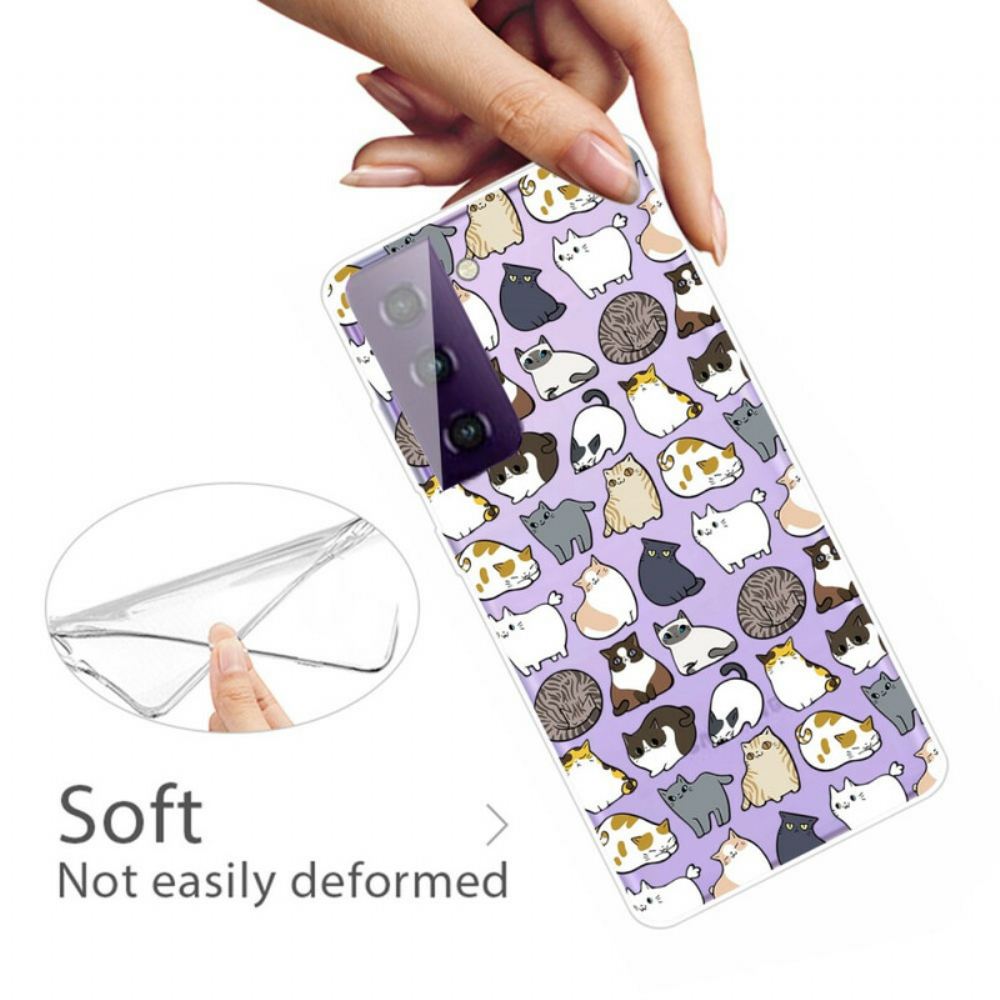 Kryt Na Samsung Galaxy S21 FE Nejlepší Kočky