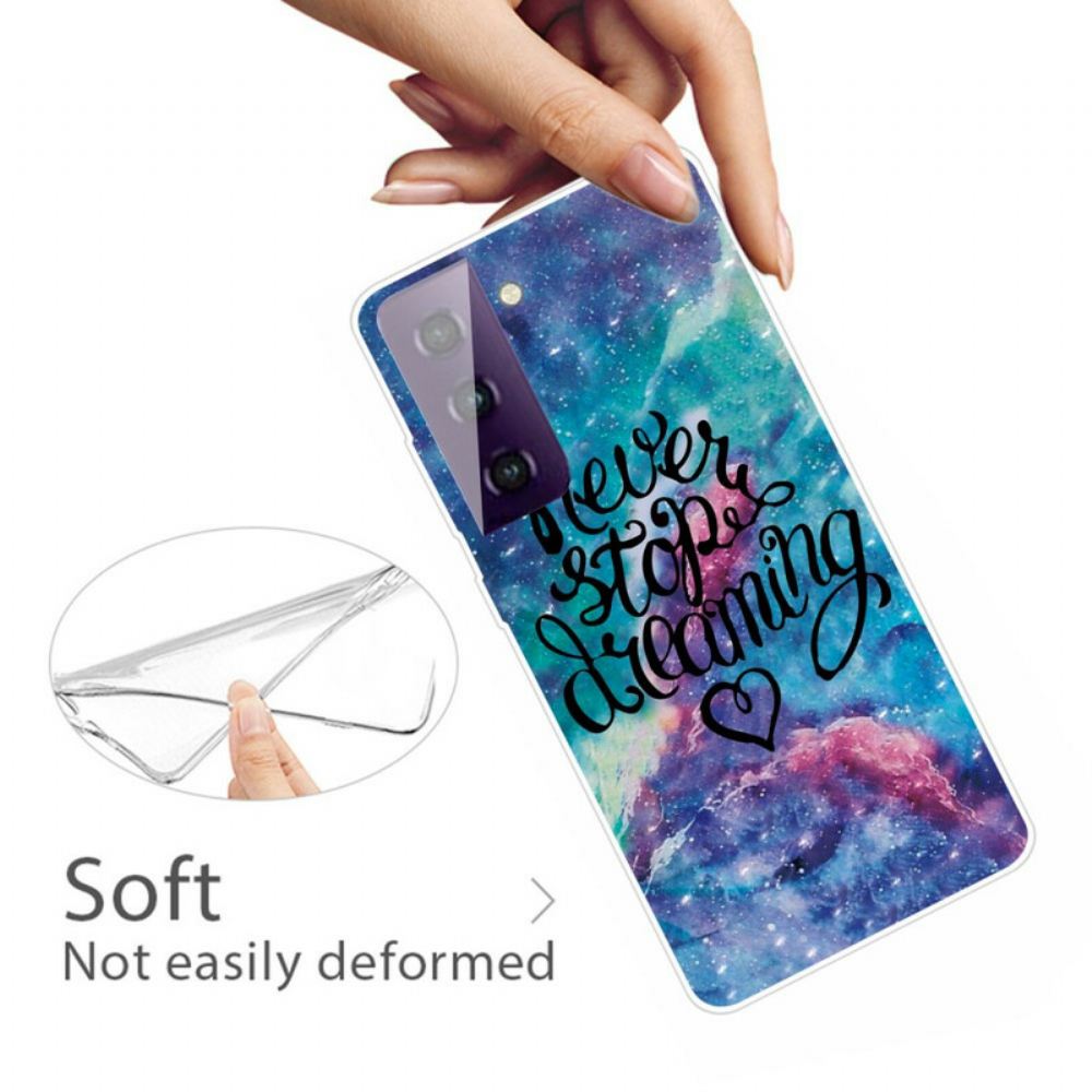 Kryt Na Samsung Galaxy S21 FE Nikdy Nepřestávejte Snít