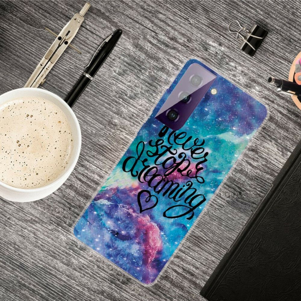 Kryt Na Samsung Galaxy S21 FE Nikdy Nepřestávejte Snít