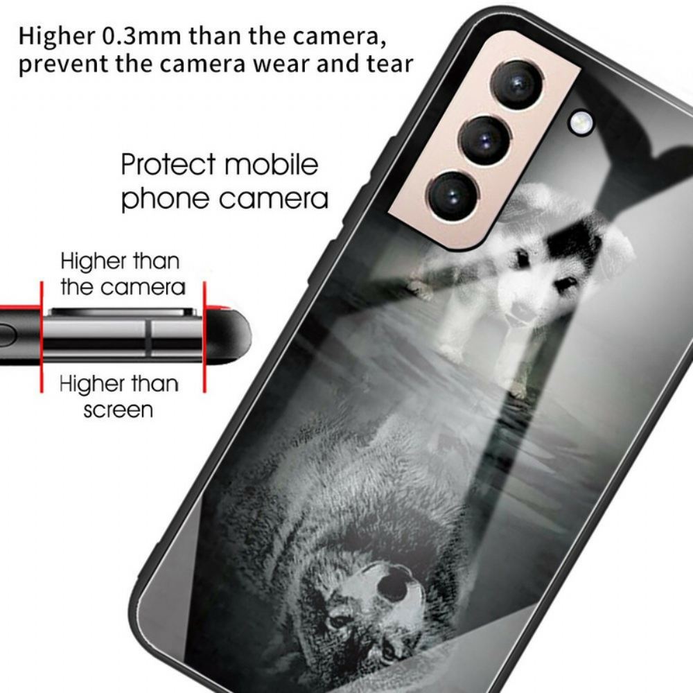 Kryt Na Samsung Galaxy S21 FE Tvrzené Sklo Pro Štěně