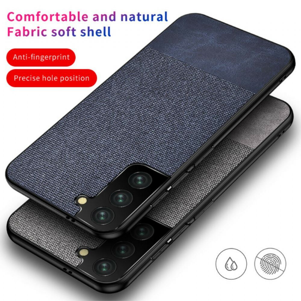 Kryt Na Samsung Galaxy S21 FE Umělá Kůže A Látka