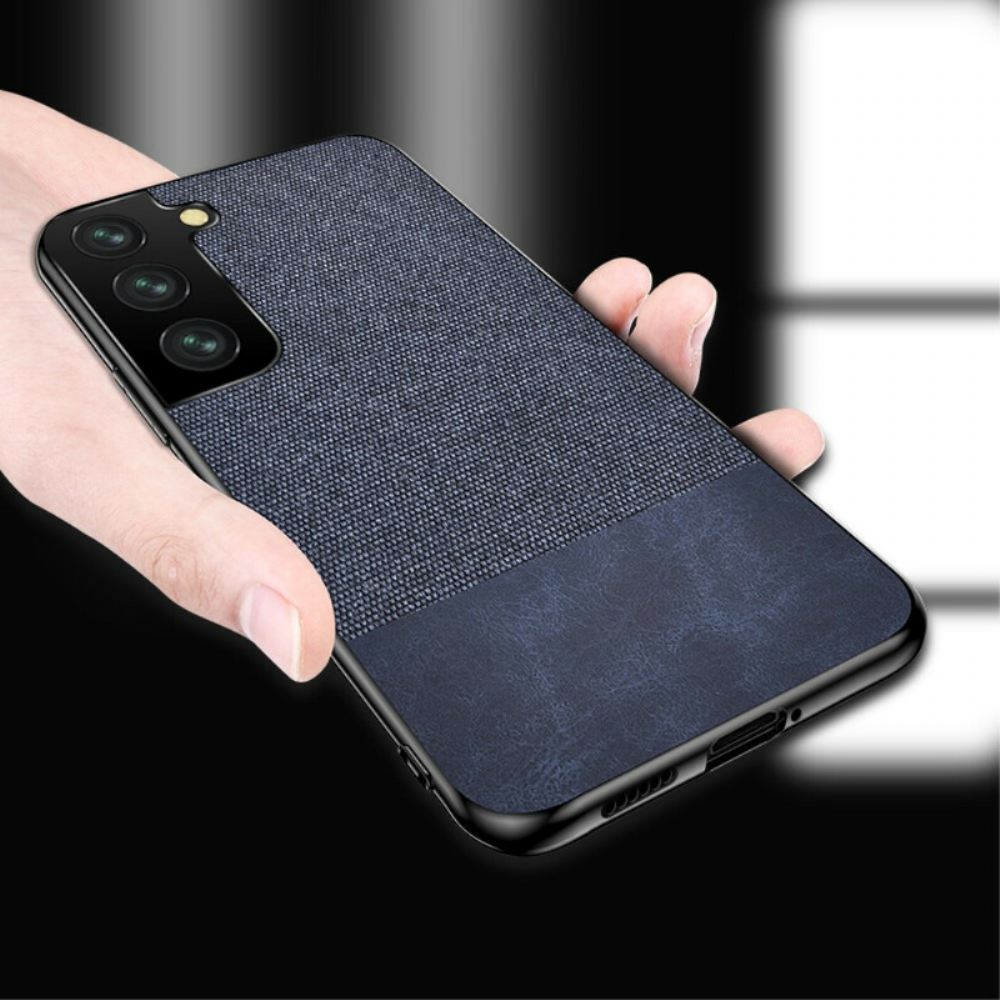Kryt Na Samsung Galaxy S21 FE Umělá Kůže A Látka