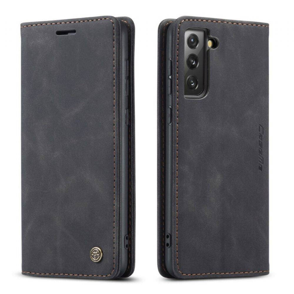 Kryty Na Mobil Na Samsung Galaxy S21 FE Flipové Pouzdro Caseme Umělá Kůže